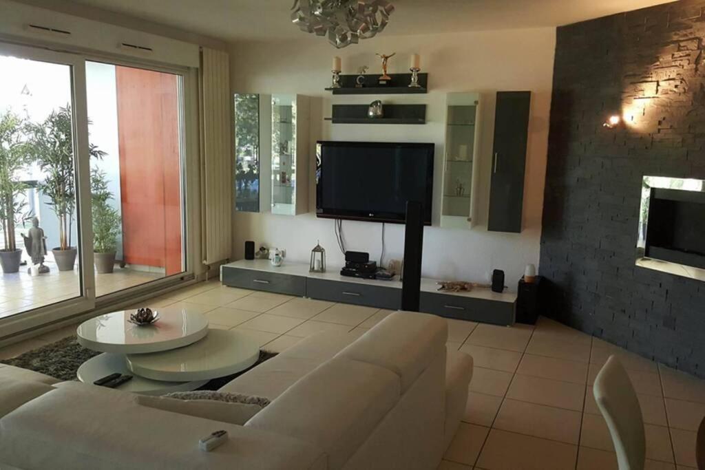 Superbe Duplex Au Nouveau Bassin Avec Vue Superbe Mulhouse Kültér fotó